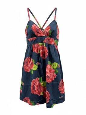 Hollister floral print‎ mini dress/coverup XS